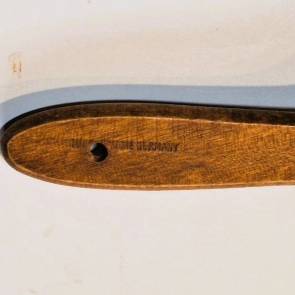 Old Vintage Wood Springerle Cookie Roller Pineapple Made in US Zone Germany 9" - Picture 12 of 12